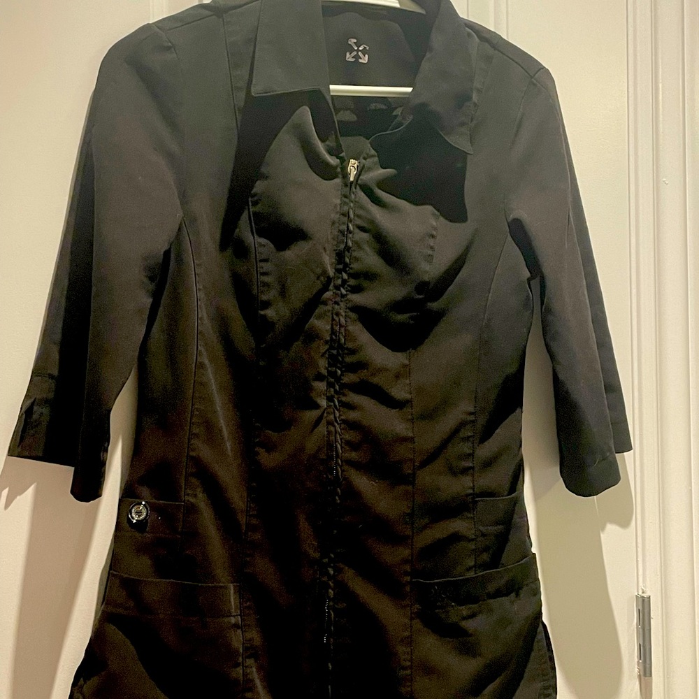 Dental hygienist, esthetician, nurse zip up. Scrubs